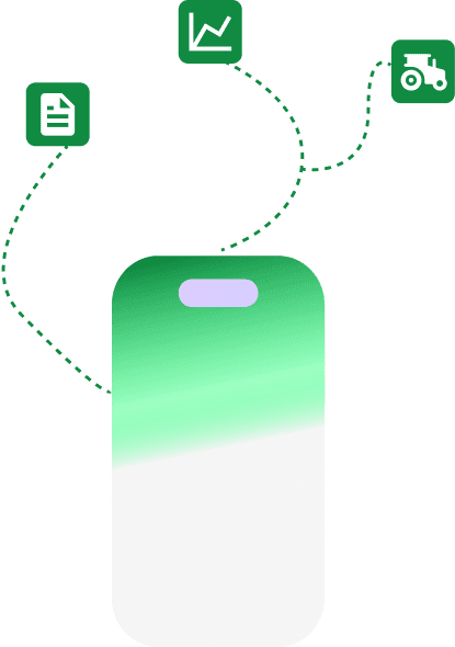 Abstract graphic representing tracking and managing operations